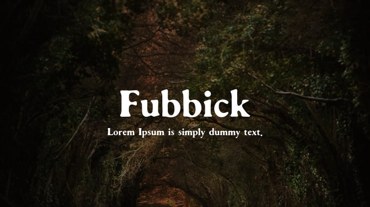 Fubbick Font Family