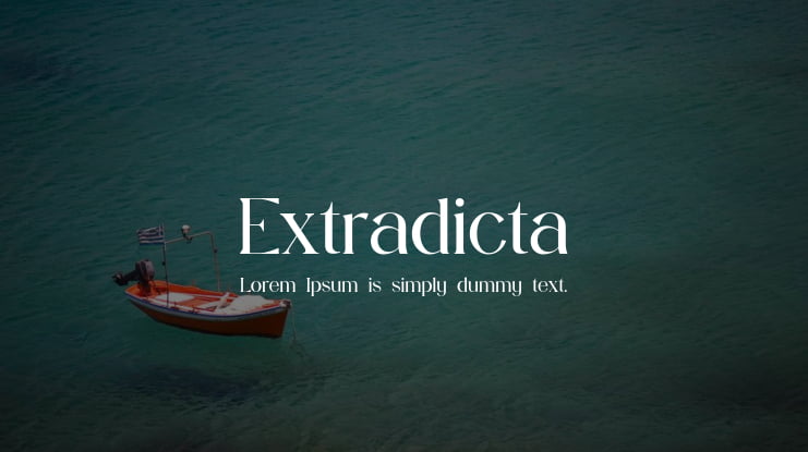 Extradicta Font