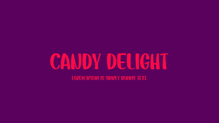 Candy Delight Font