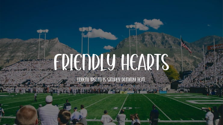 Friendly Hearts Font