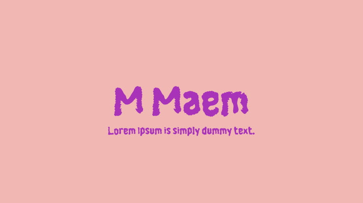 M Maem Font