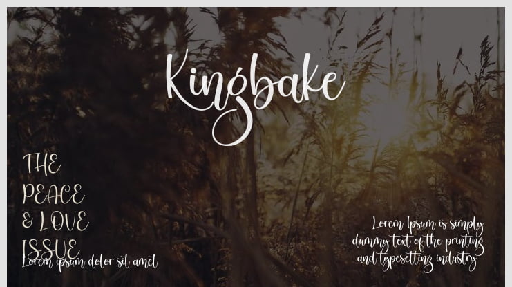 Kingbake Font