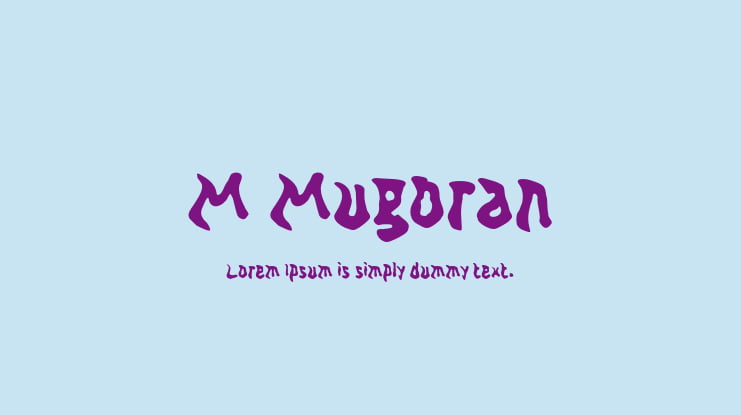 M Mugoran Font