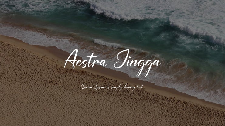 Aestra Jingga Font