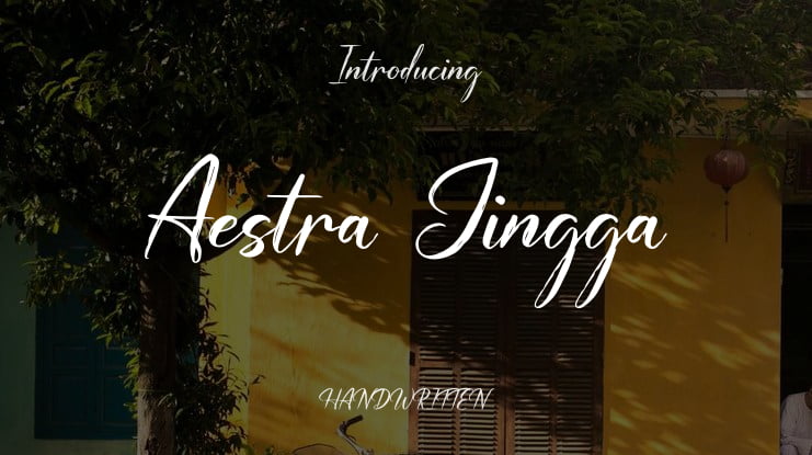 Aestra Jingga Font