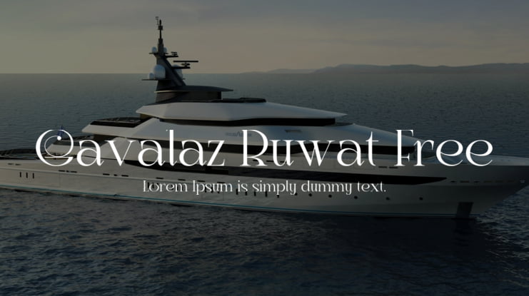 Gavalaz Ruwat Free Font