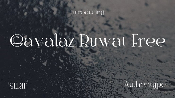 Gavalaz Ruwat Free Font