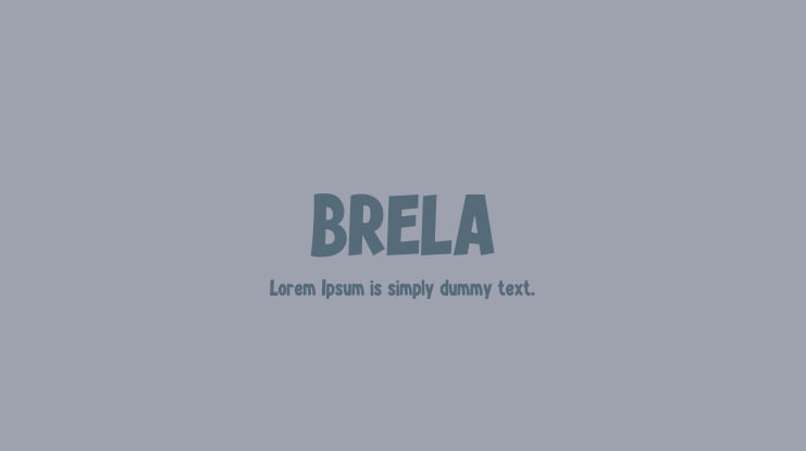 BRELA Font