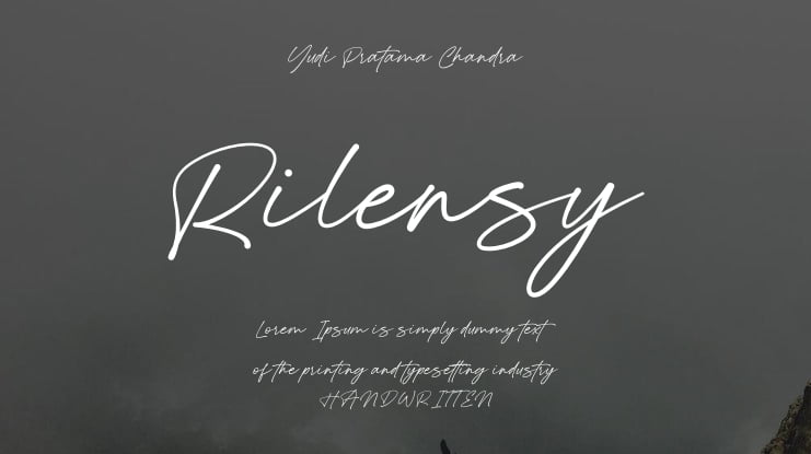 Rilensy Font