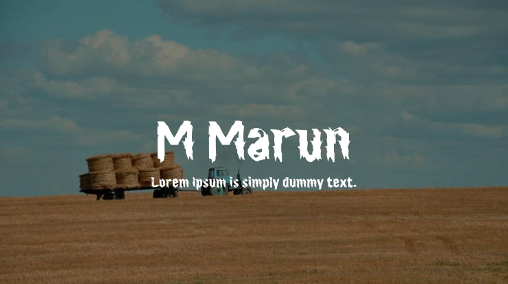 M Marun Font