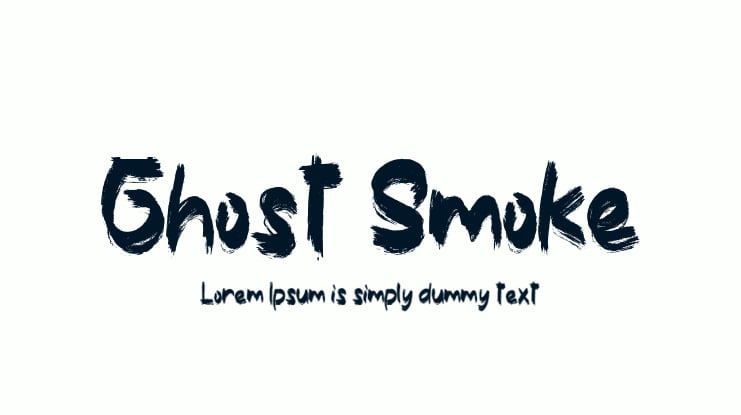 Ghost Smoke Font