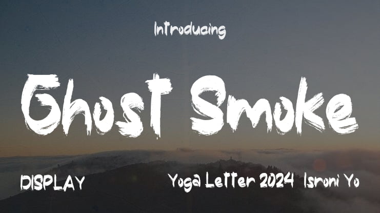 Ghost Smoke Font