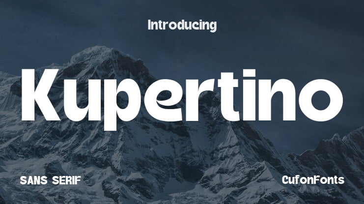 Kupertino Font