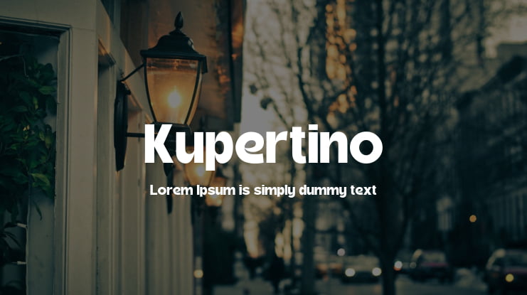 Kupertino Font