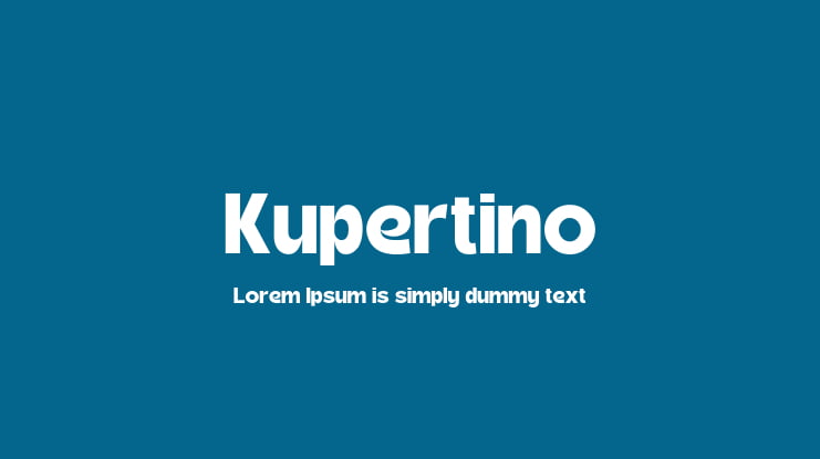 Kupertino Font