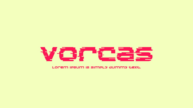 Vorcas Font