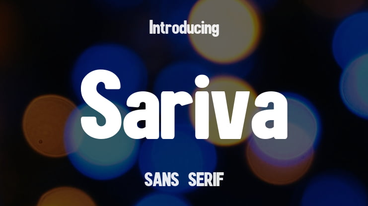 Sariva Font