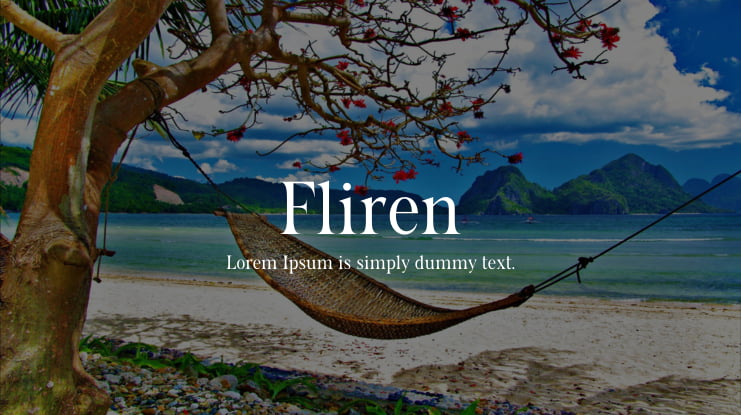 Fliren Font