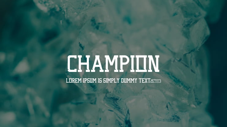 Champion Font