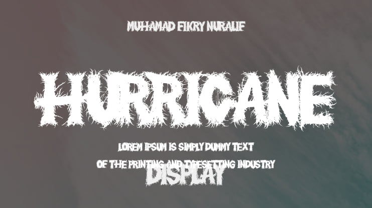 Hurricane Font