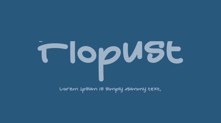 Flopust Font