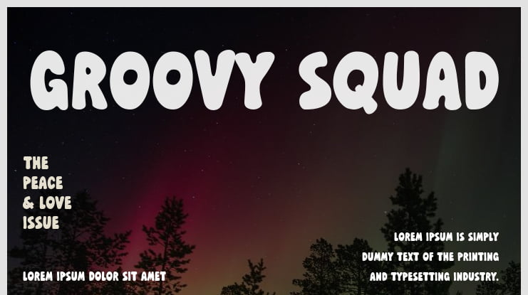 Groovy Squad Font