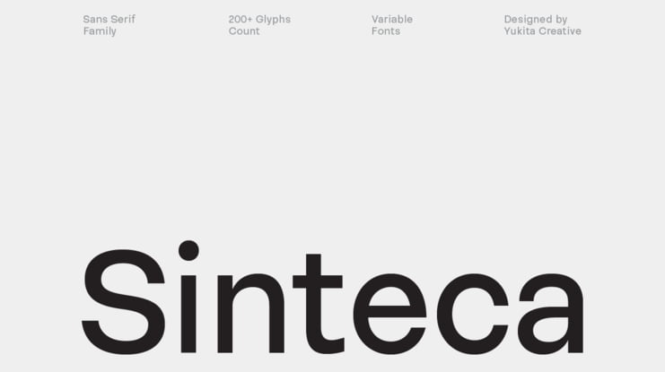 Sinteca Font Family