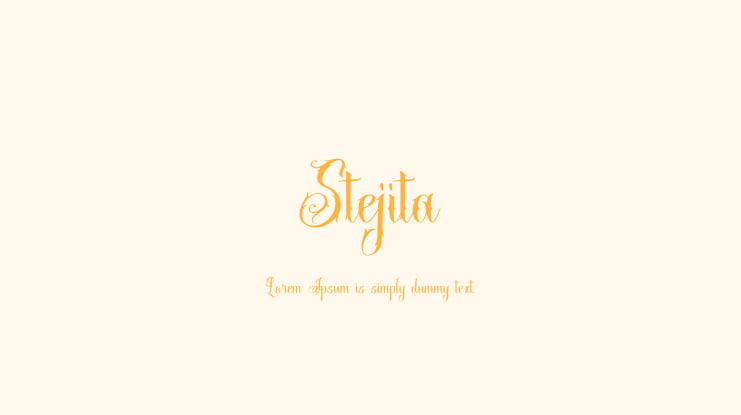 Stejita Font