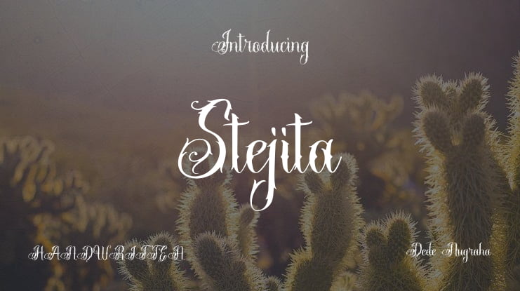 Stejita Font