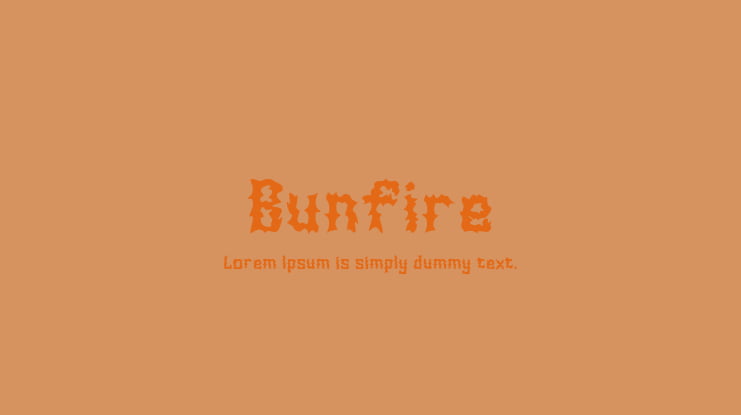 Bunfire Font