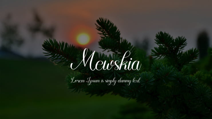 Mewskia Font