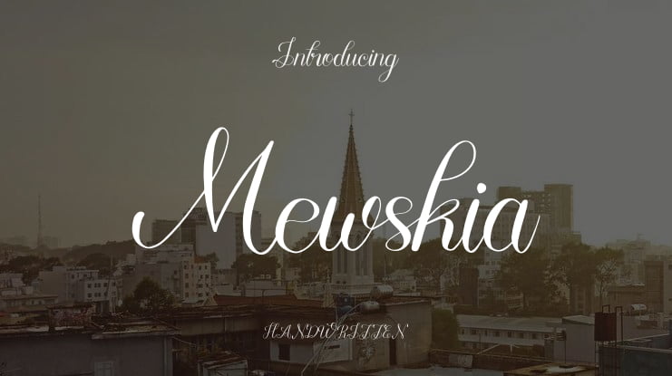 Mewskia Font