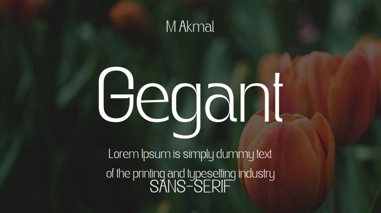 Gegant Font