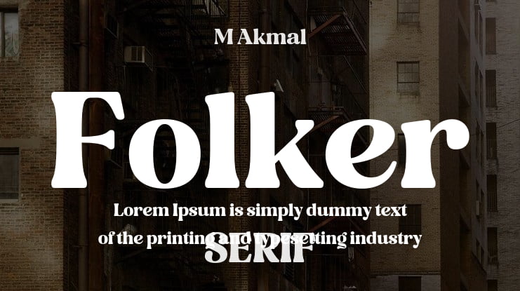 Folker Font