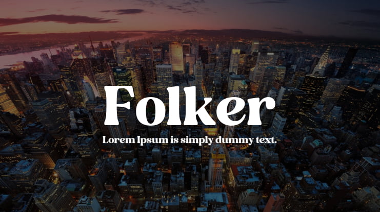 Folker Font