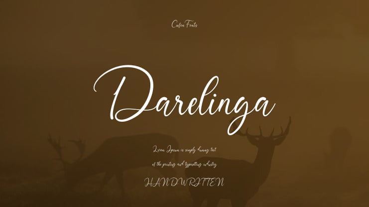 Darelinga Font