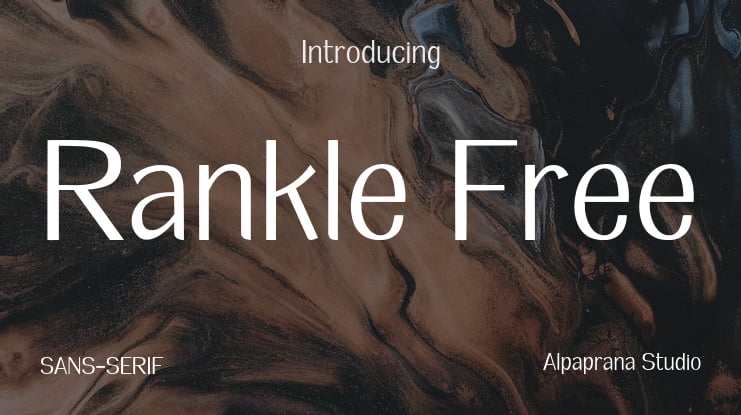 Rankle Free Font