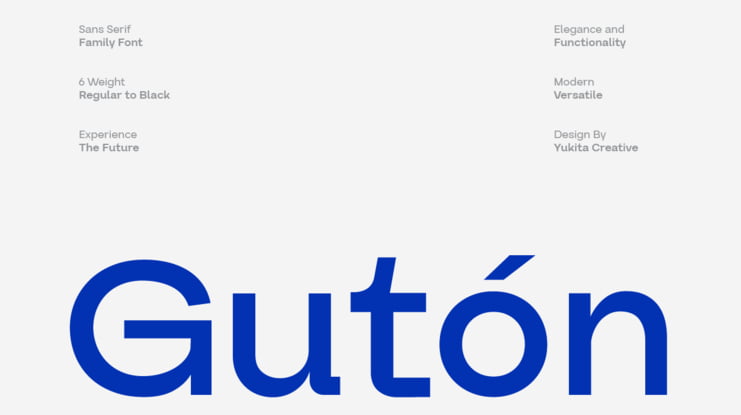 Guton Font Family