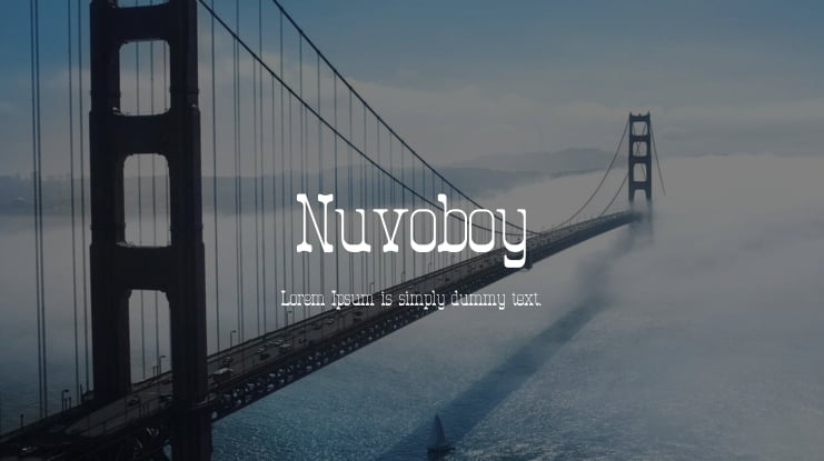 Nuvoboy Font