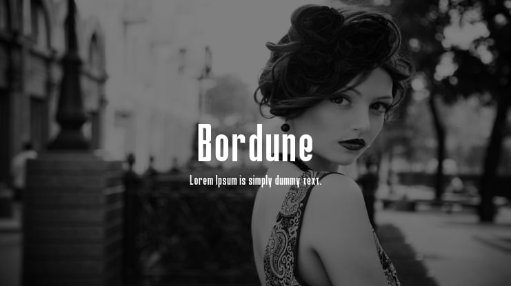 Bordune Font