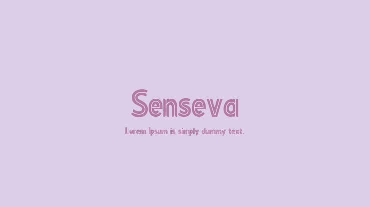 Senseva Font