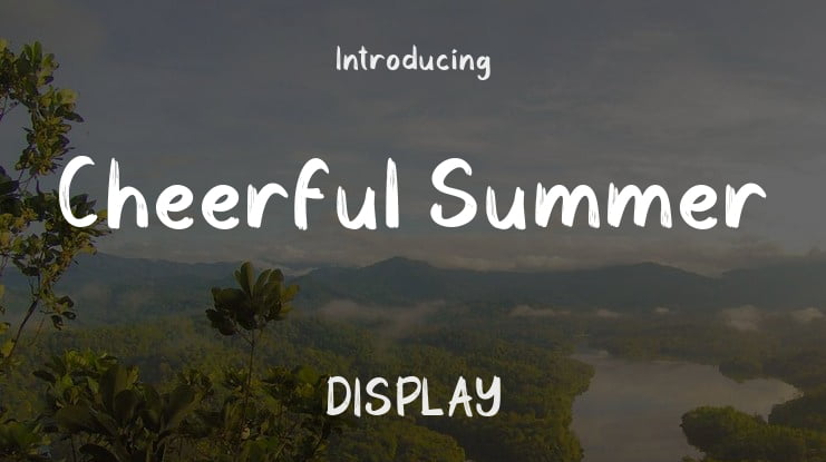 Cheerful Summer Font