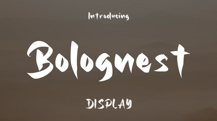 Bolognest Font