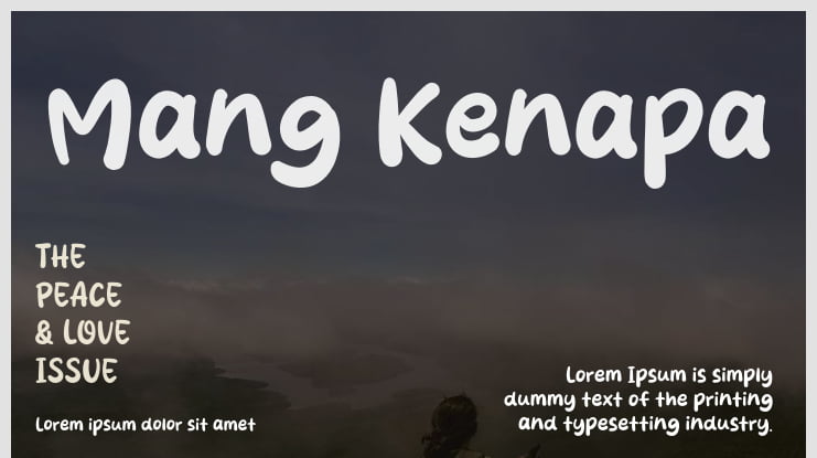 Mang Kenapa Font