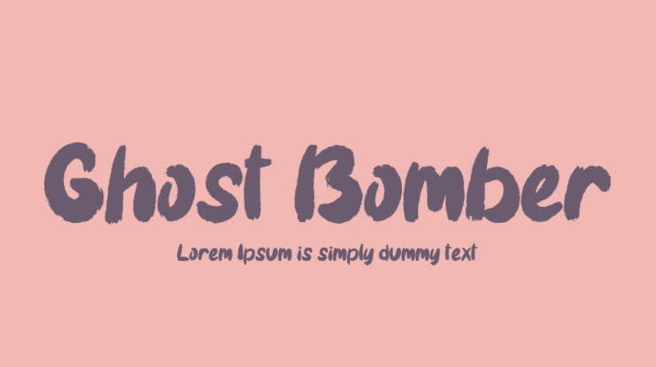 Ghost Bomber Font