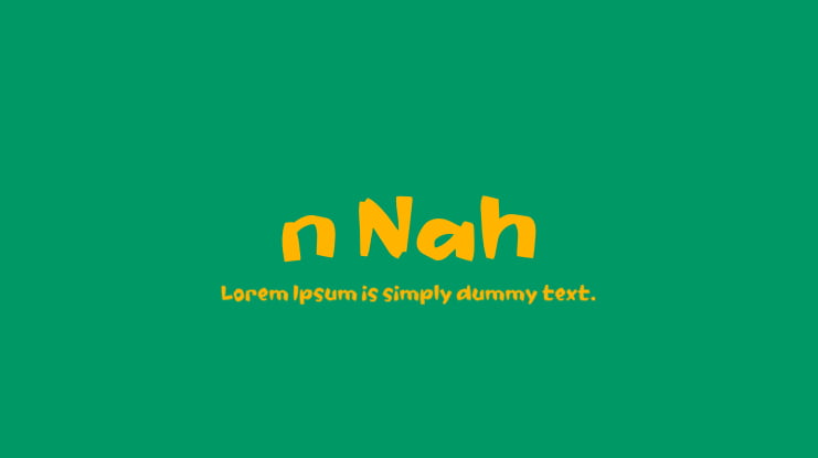 n Nah Font