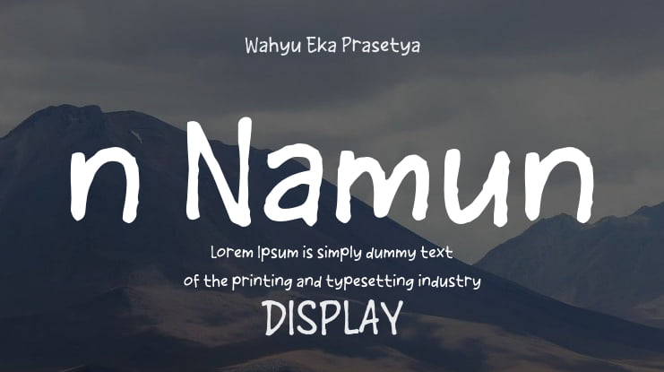 n Namun Font