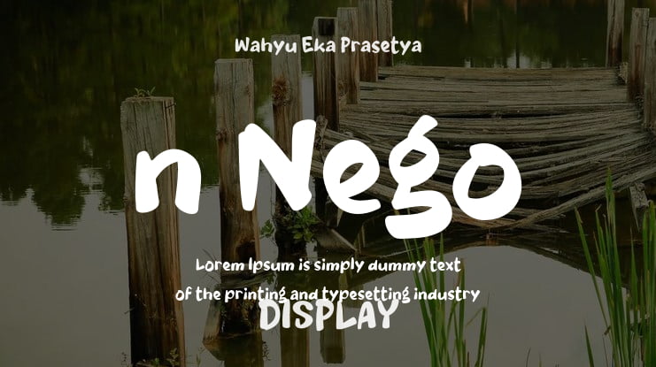 n Nego Font