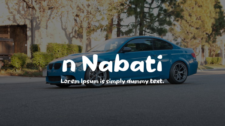 n Nabati Font