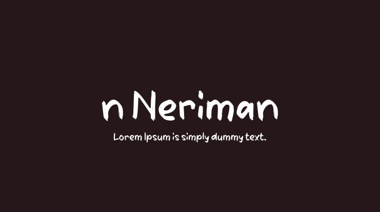 n Neriman Font